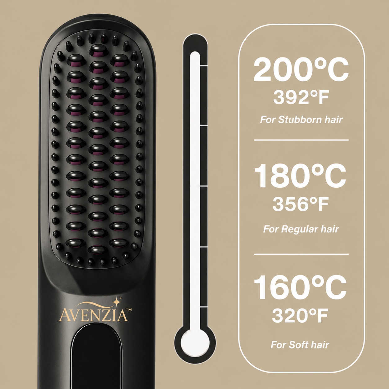 AVENZIA™ Smooth, styled hair in under 5 minutes