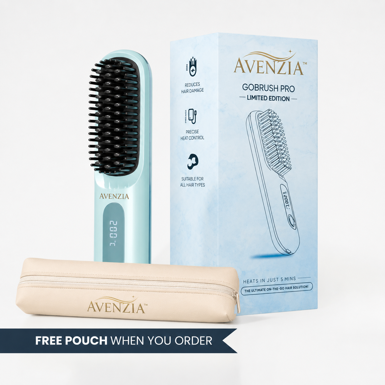 AVENZIA™ Smooth, styled hair in under 5 minutes