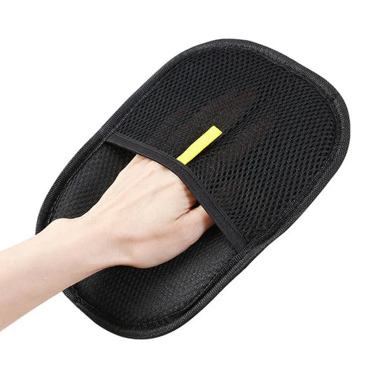 Pet Grooming Gloves – Static Hair Remover Brush for Dog & Cat Fur