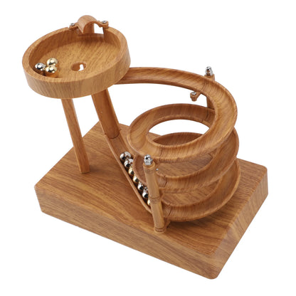 Rolling Perpetual Motion Machine – Kinetic Art Desk Toy & Relaxing Office Decor