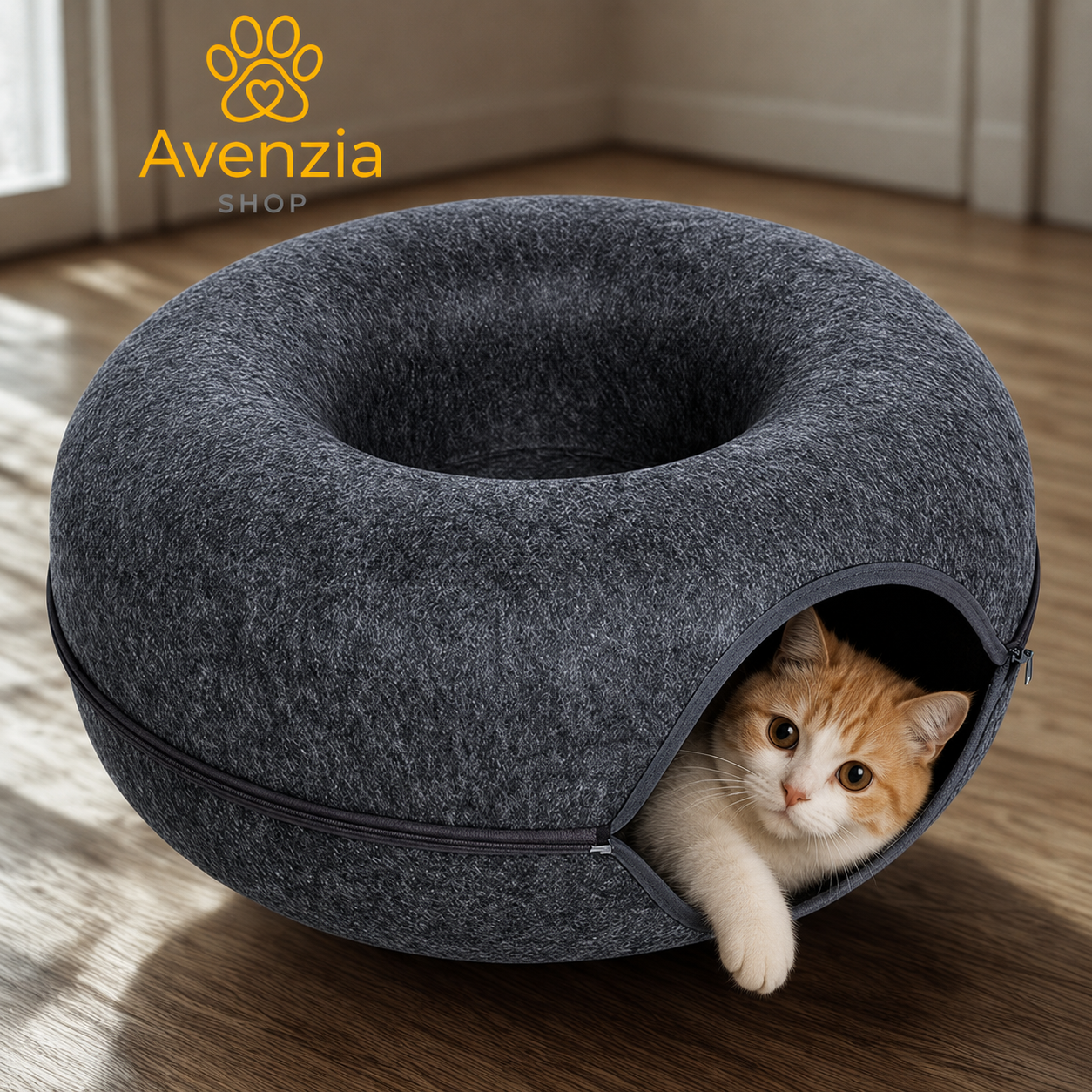Avenzia™ PurrNest 2-in-1 Cat Bed