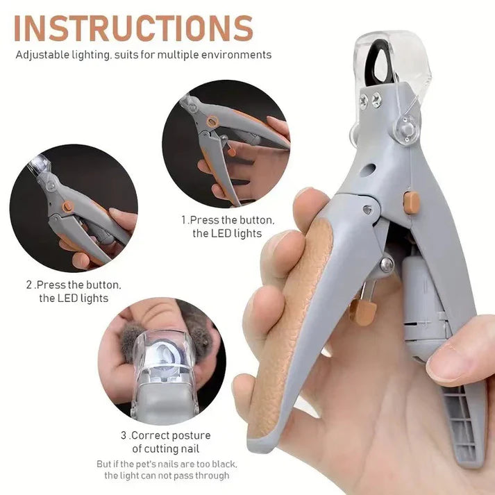 PreciseClip Pet Toe nail Trimmer for Cats & Dogs