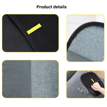 Pet Grooming Gloves – Static Hair Remover Brush for Dog & Cat Fur