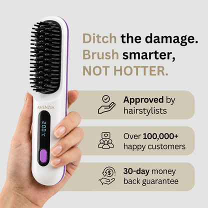 AVENZIA™ Smooth, styled hair in under 5 minutes