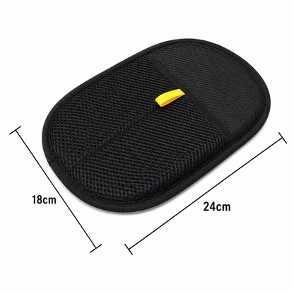 Pet Grooming Gloves – Static Hair Remover Brush for Dog & Cat Fur